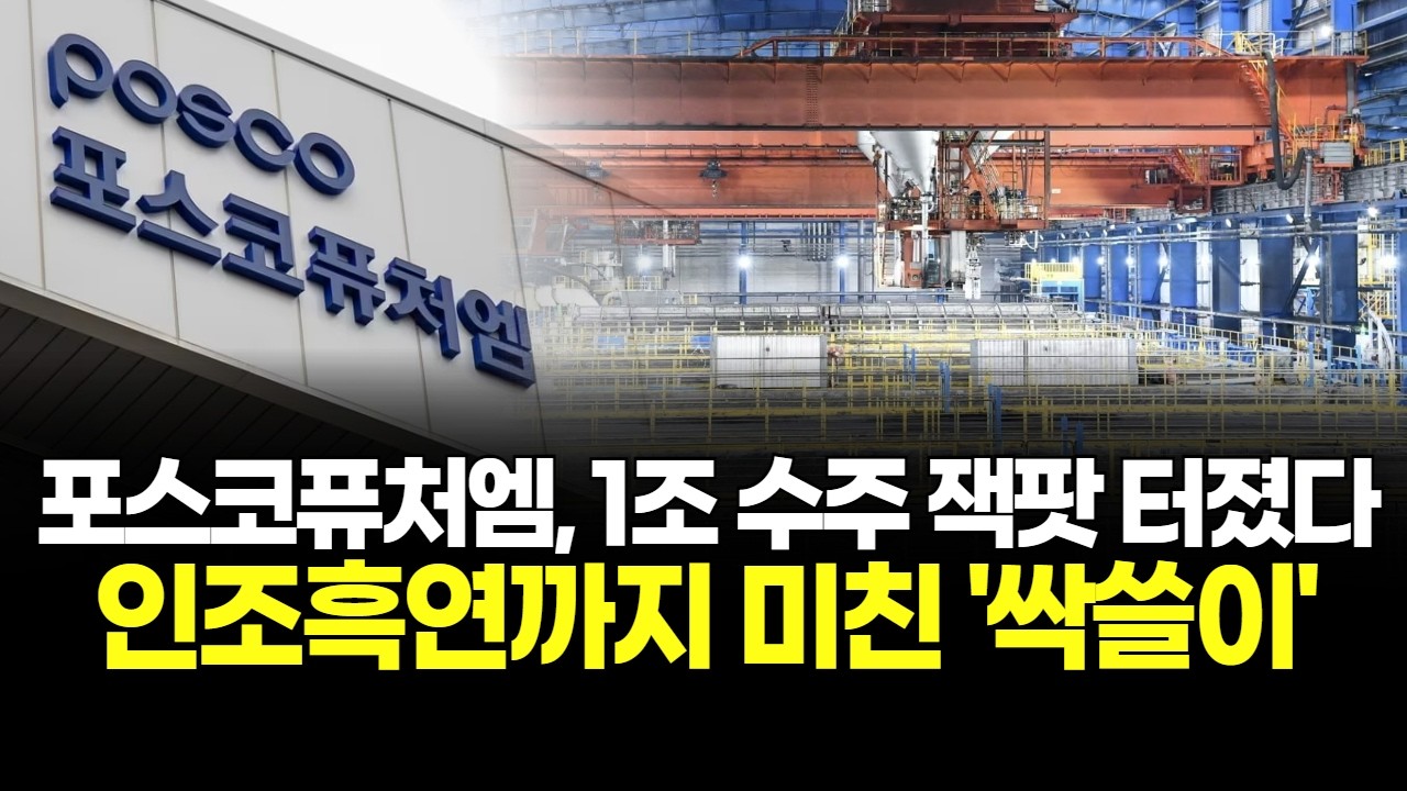 포스코퓨처엠, 1조 수주 잭팟 터졌다…인조흑연까지 미친 '싹쓸이'