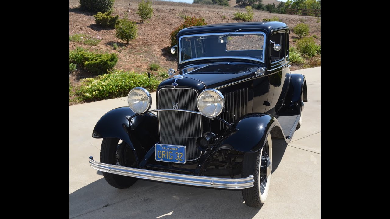 SOLD: Original 1932 Ford V/8 5 Window Coupe, CA