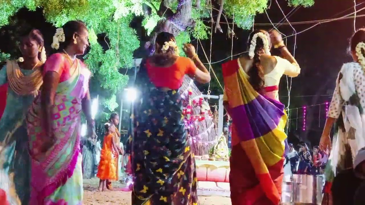 💕rameshwaram ramakrishnapuram 2024 girl's kummiyattam.......😍✨
