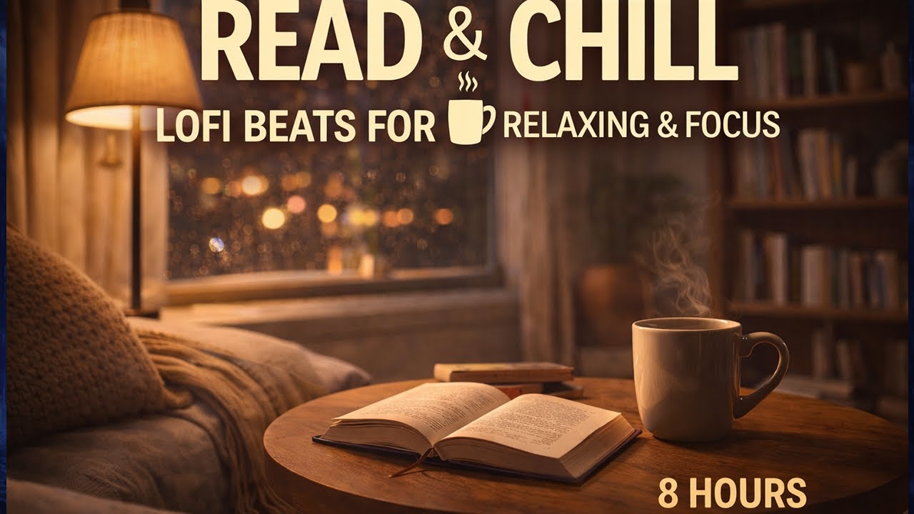 Read & Chill ☕ Lo-Fi Beats for Studying, Reading & Deep Focus | 8 Hours