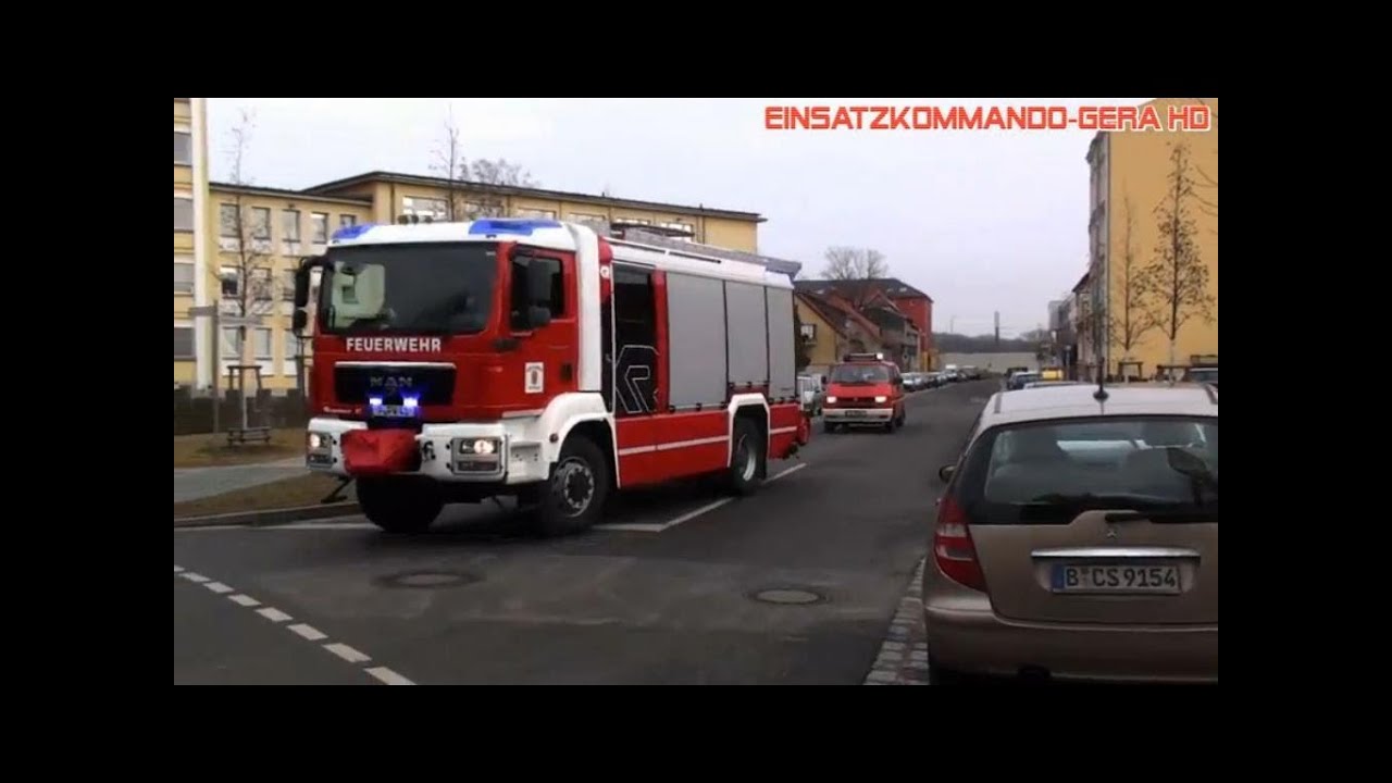 HLF 20/16 mit Presslufthorn + ELW BF Potsdam FRW Potsdam