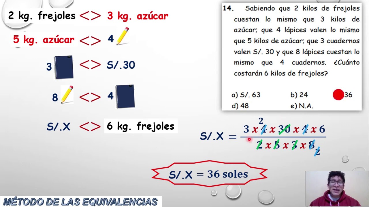 Método de las equivalencias parte 1