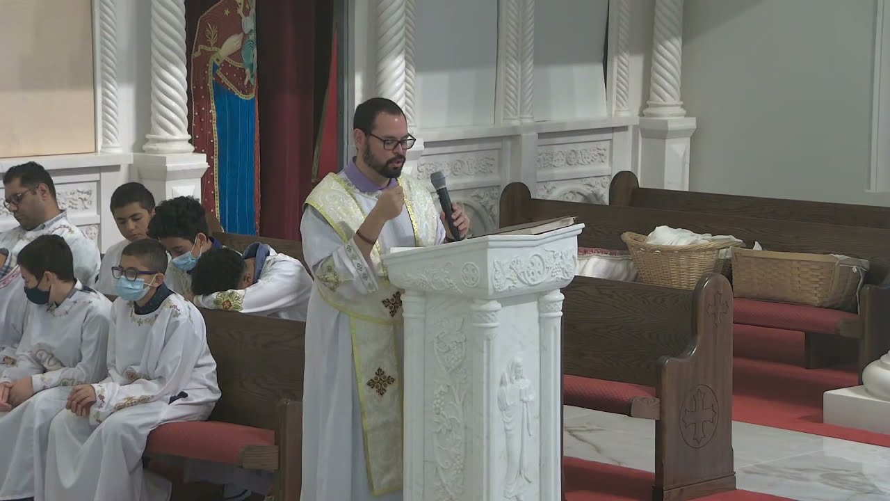 Liturgy English Sermon by Deacon Hani in Luke 10:21-28
