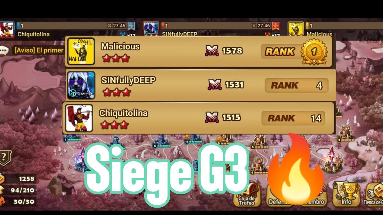 HIGH SIEGE G3 🔥 Chiquitolina vs Malicious vs SINfullyDEEP