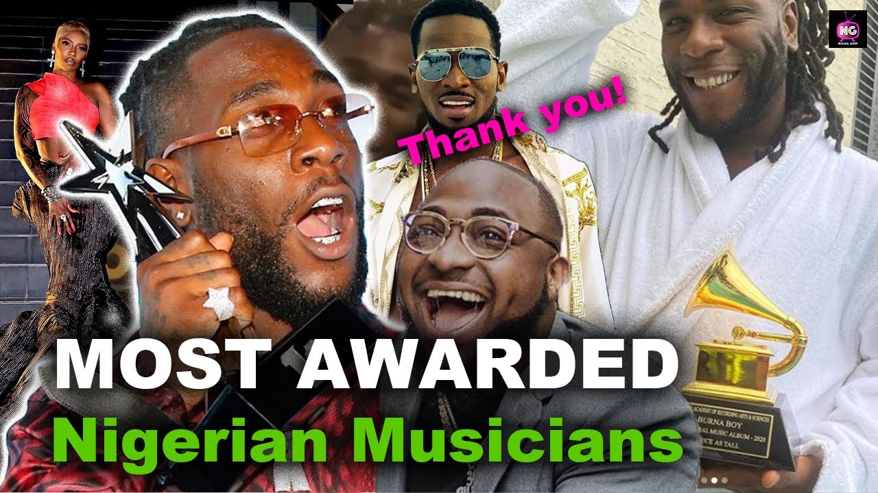 Top 10 Nigerian Musicians With Most Number of AWARDS