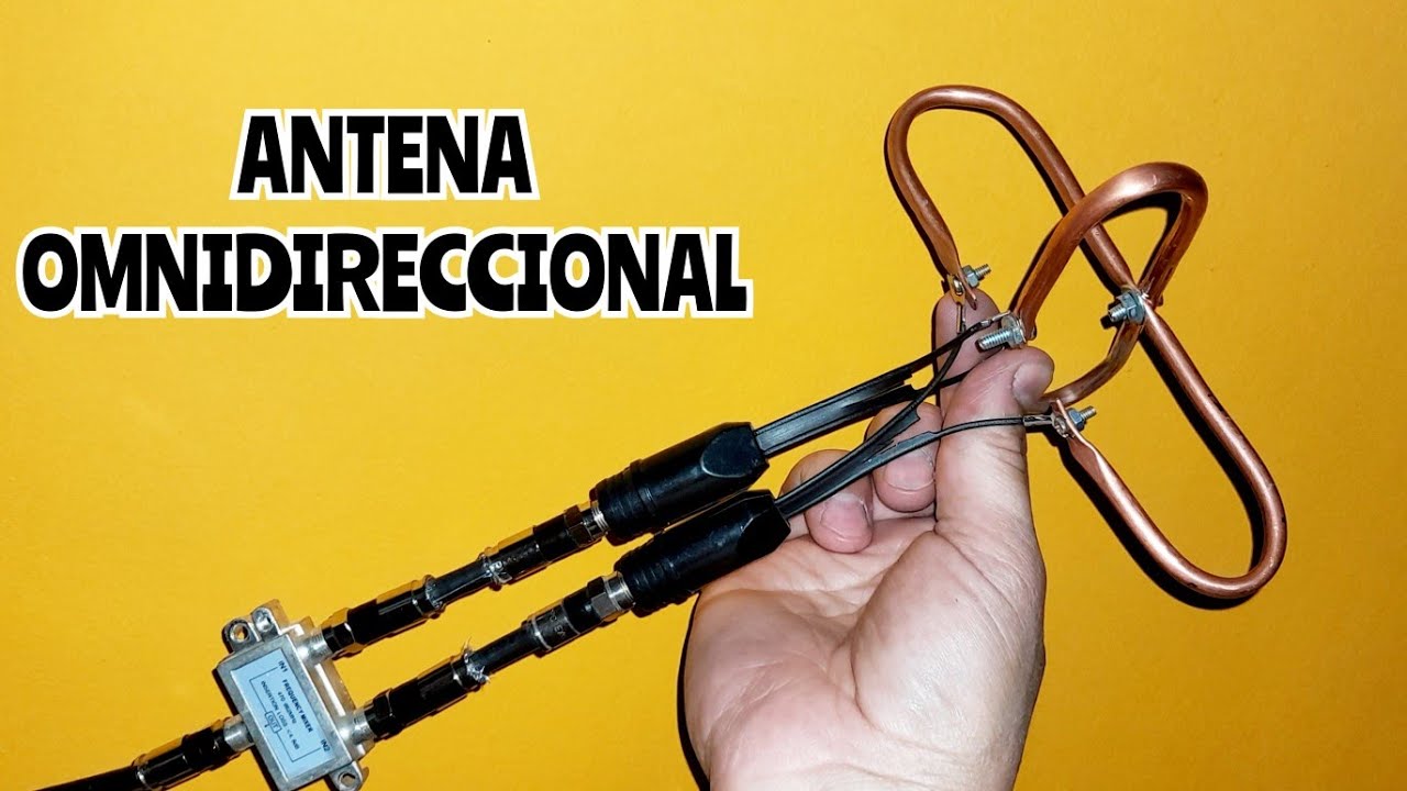 Antena OMNIDIRECCIONAL para TV DIGITAL Terrestre por aire  TDT/ISDBT canales HD