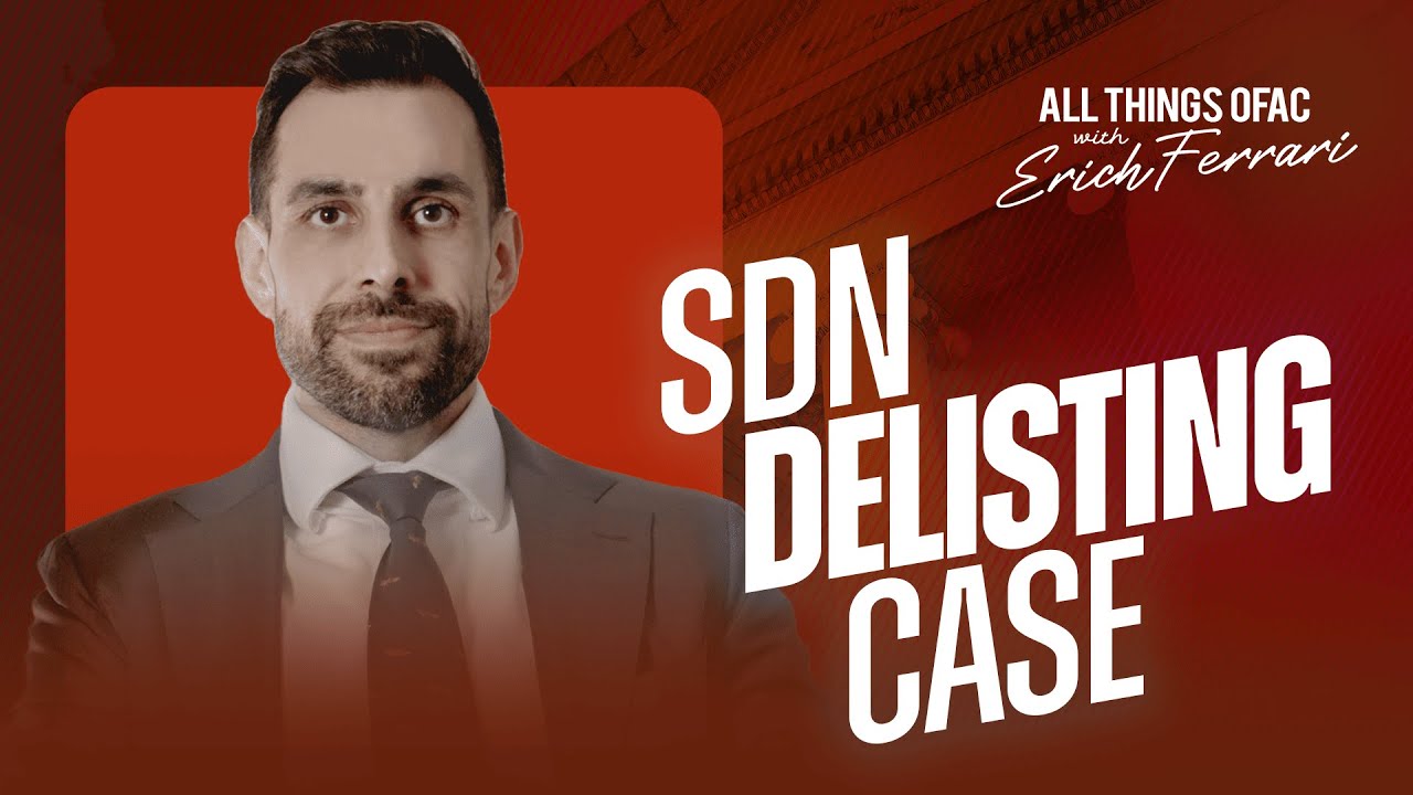 OFAC Sanctions SDN Delisting