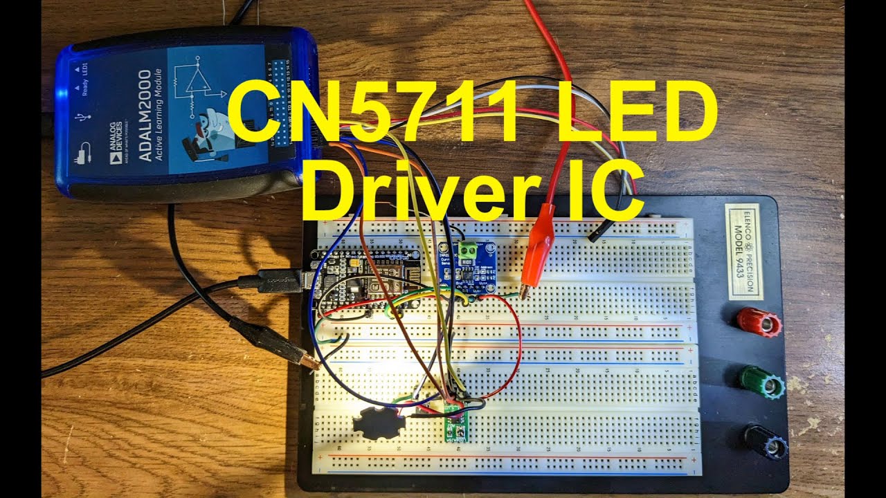 CN5711 Constant Current Source IC Tested Using M2K