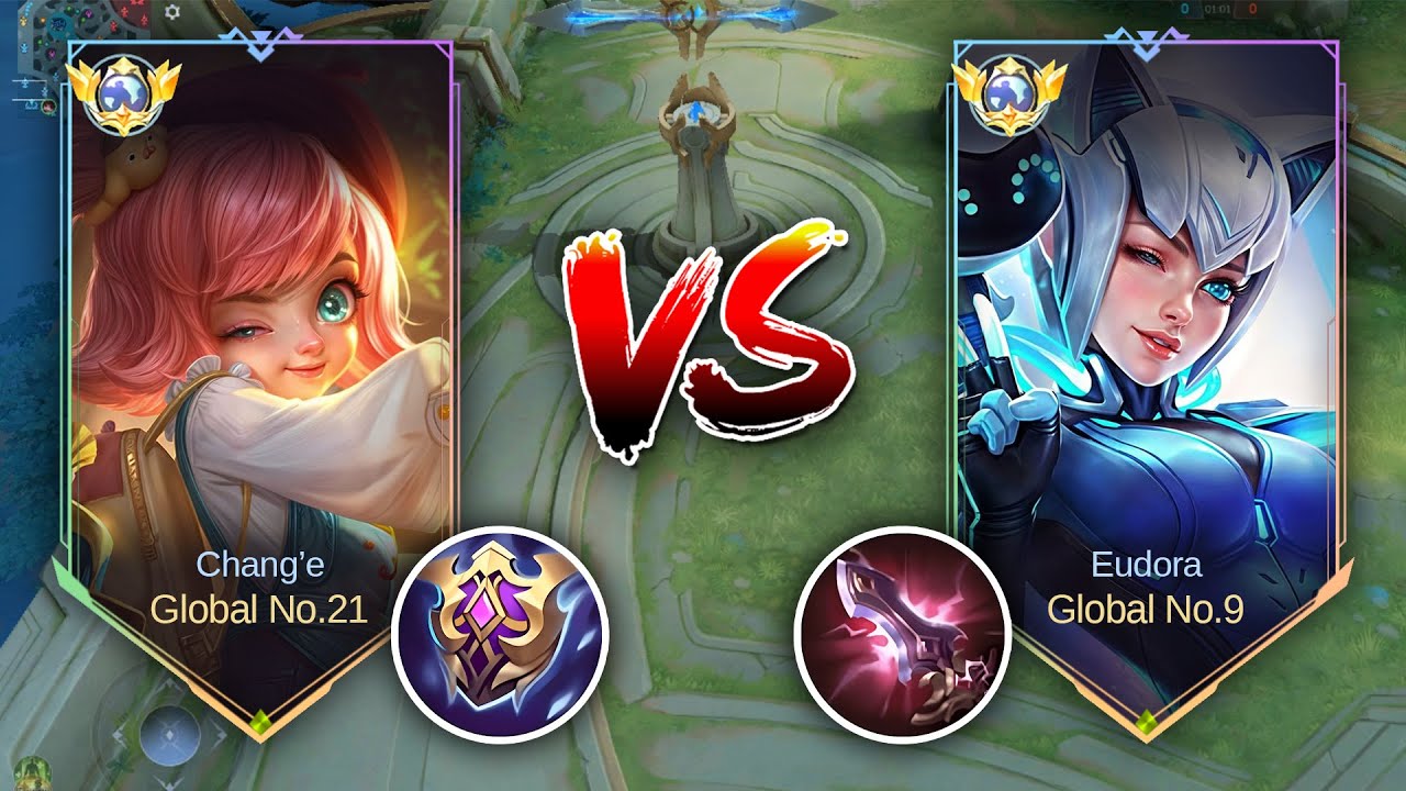 CHANG'E MODE CULIK ! LOCK TOP GLOBAL EUDORA & HANZO SI PALING JAGO SAMPAI TRAUMA ! E840 - MLBB