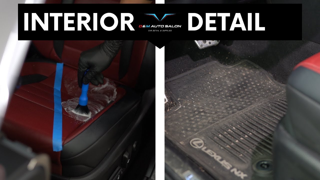 Interior Detail On A Dirty Lexus - Interior Auto Detailing