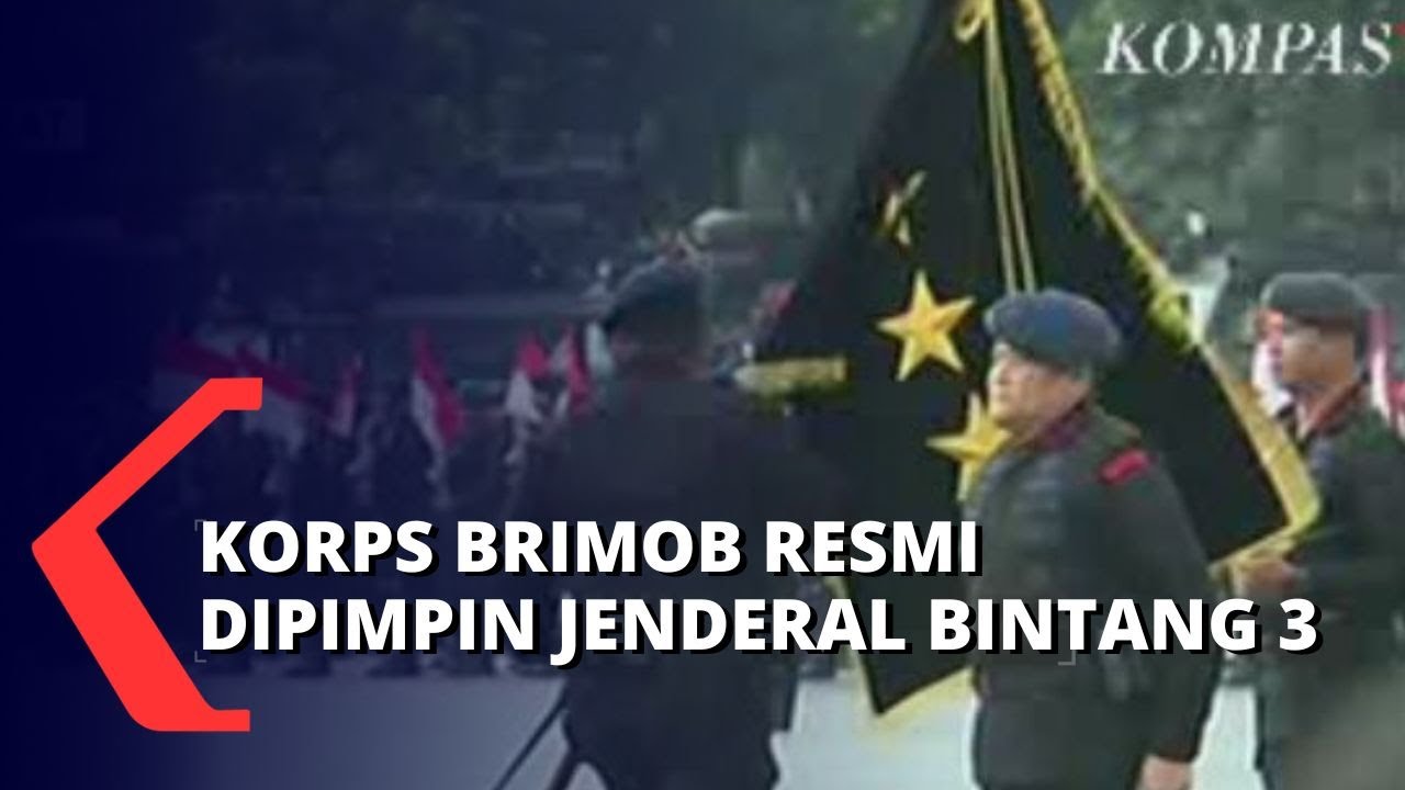 Kapolri Jenderal Listyo Sigit Prabowo Kukuhkan Dankor Brimob Jadi Bintang Tiga!