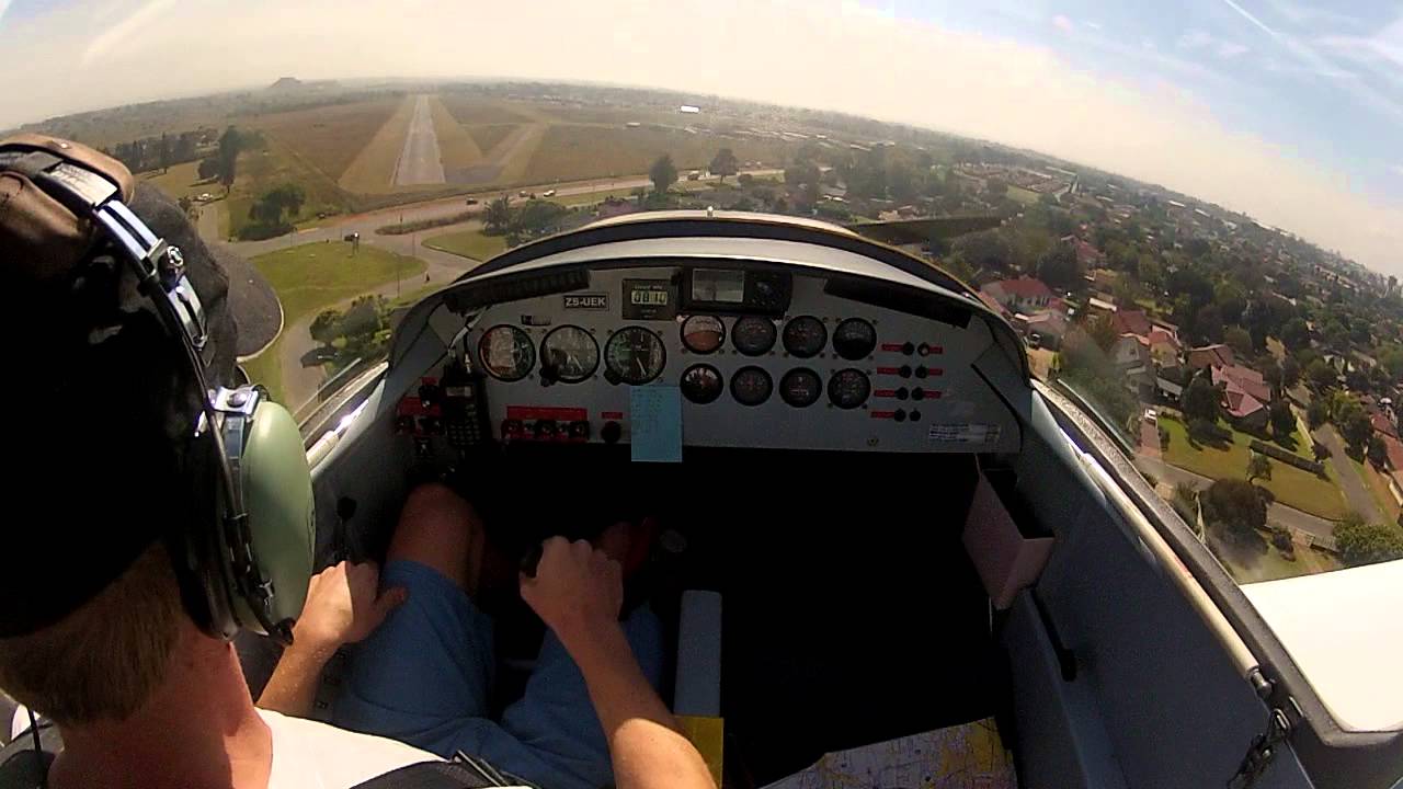 View from the cockpit- Jodel D11