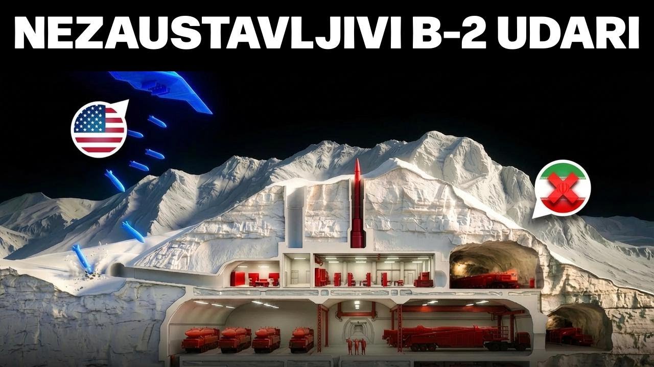 Još jedan, JOŠ MOĆNIJI američki B-2 udar upravo je pogodio Iran