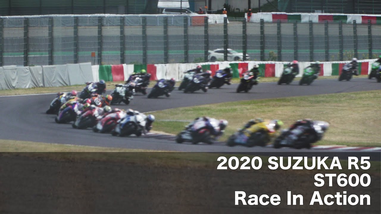 2020 MFJ SUPERBIKE : SUZUKA Rd5 ST600 Race In Action