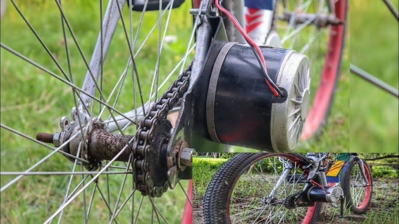 DIY Electric Bicycle 22km Speed | Using 24V Moto 