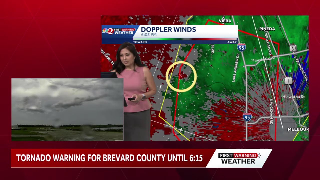 LIVE: Tornado warning for Brevard County