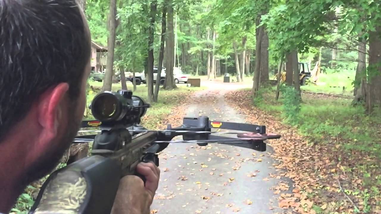 iPhone 6 Video Review   240fps Slow Motion Barnett Ghost 385 Cross Bow shooting