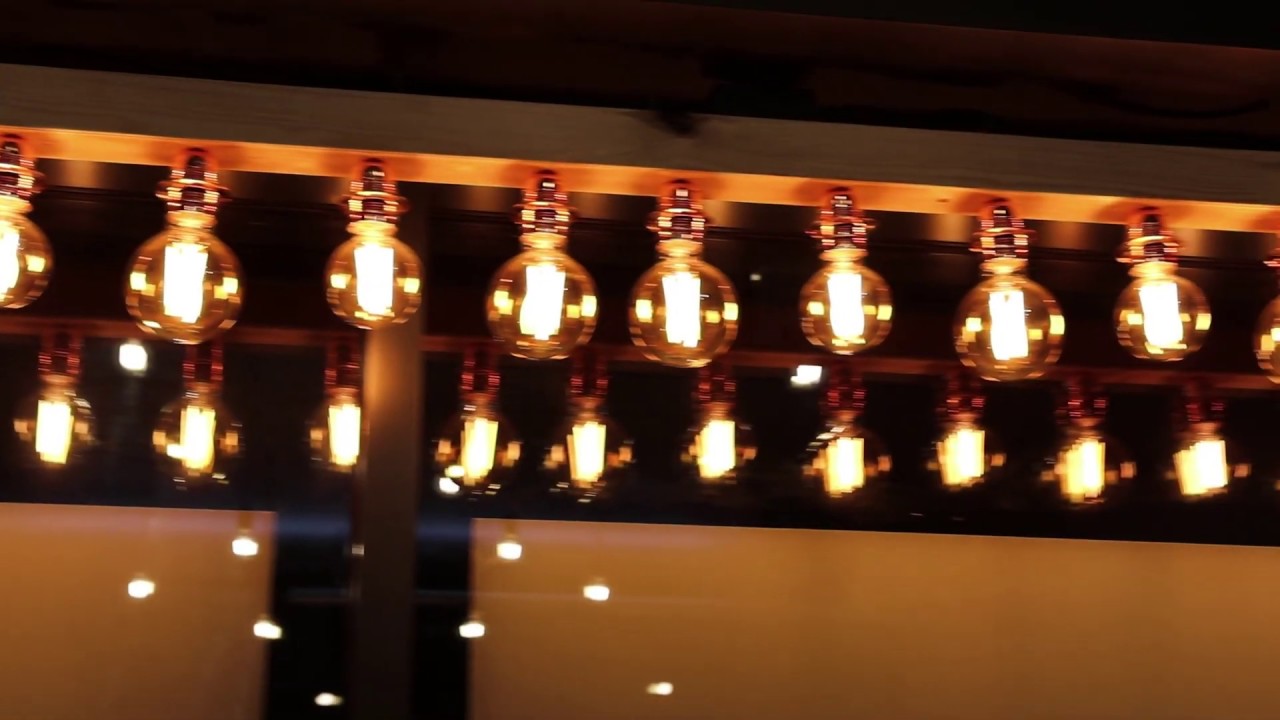 FILAMENT - Żar&oacute;wka LED ozdobna  - oświetlenie restauracji - INSPIRACJA