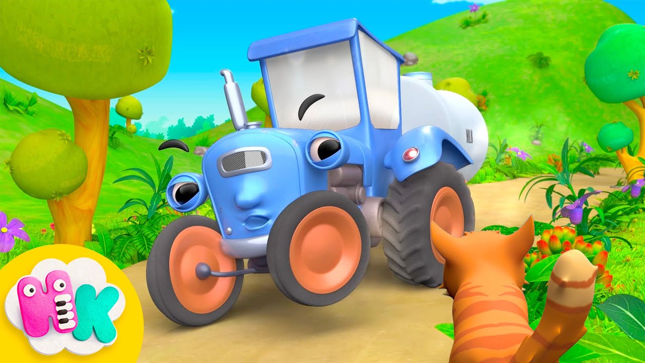 Le petit tracteur bleu s'en va 🚜 Dessin animé | HeyKids Comptines pour bébé | Animaj Kids