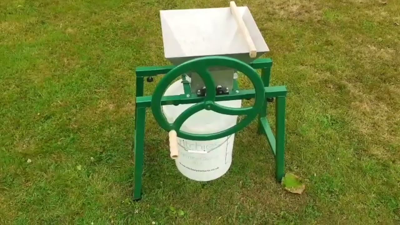 Apple Crusher With Flywheel - The best way to crush apples?