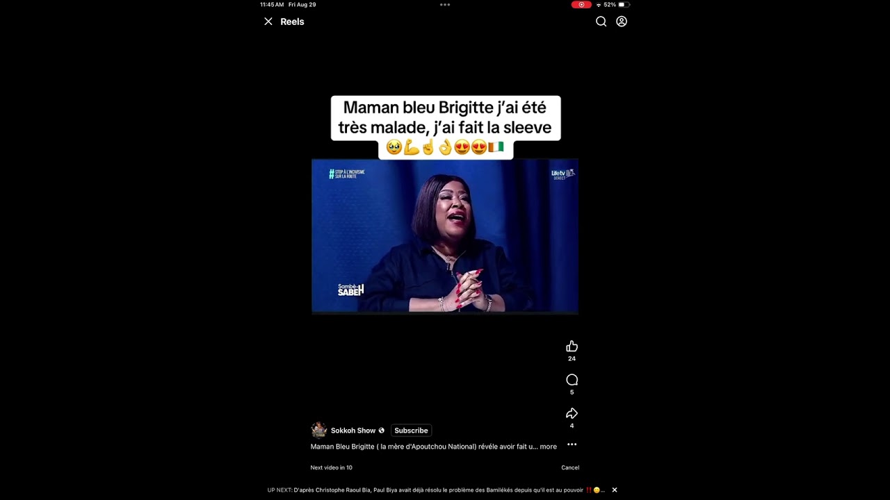BRIGITTE BLEU la MAMAN D&rsquo;APOUTCHOU nous dit enfin le SECR&Egrave;T de son  PERTE de POIDS,ecout&eacute;