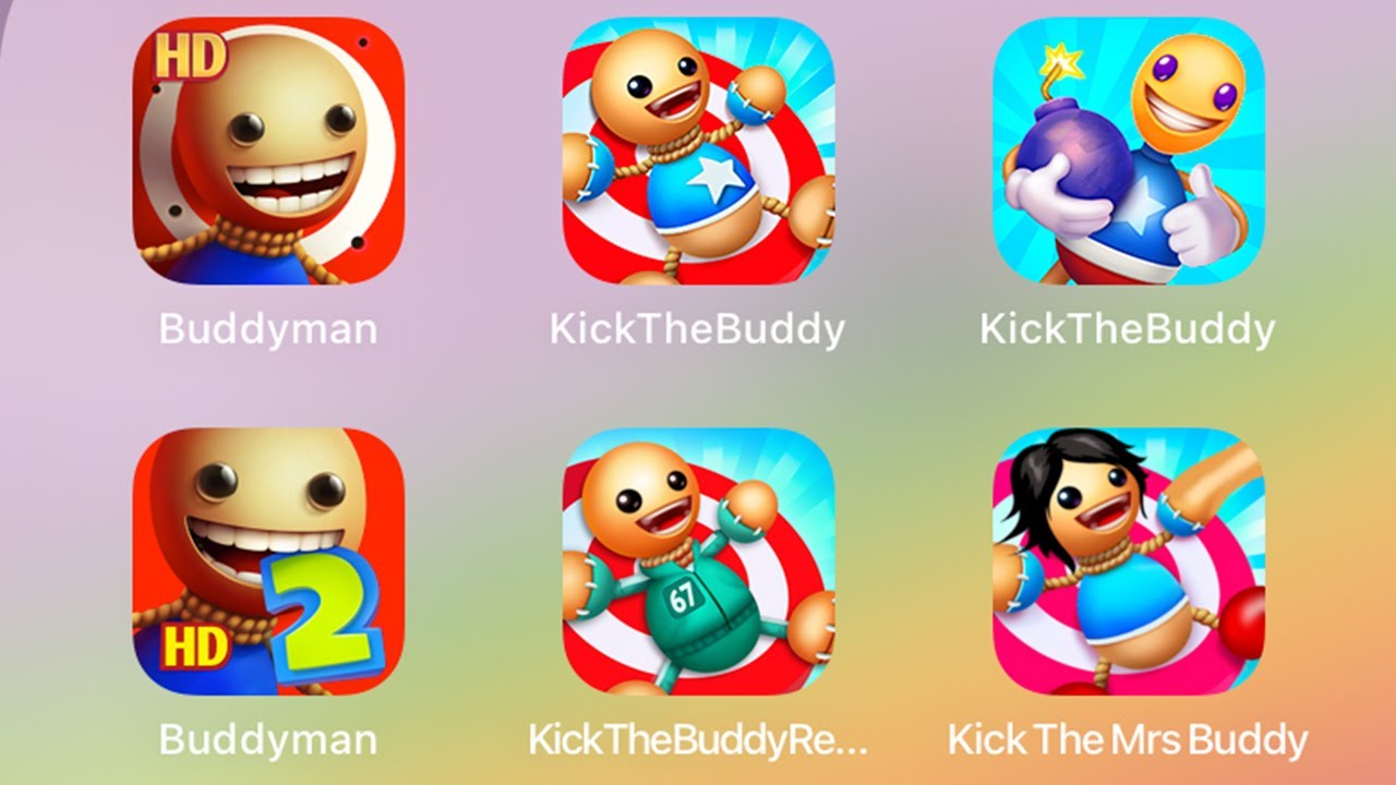 Kick the Buddy 2 vs Buddyman Kick 2 vs Kick the Buddy Remastered vs Kick the Buddy Forever