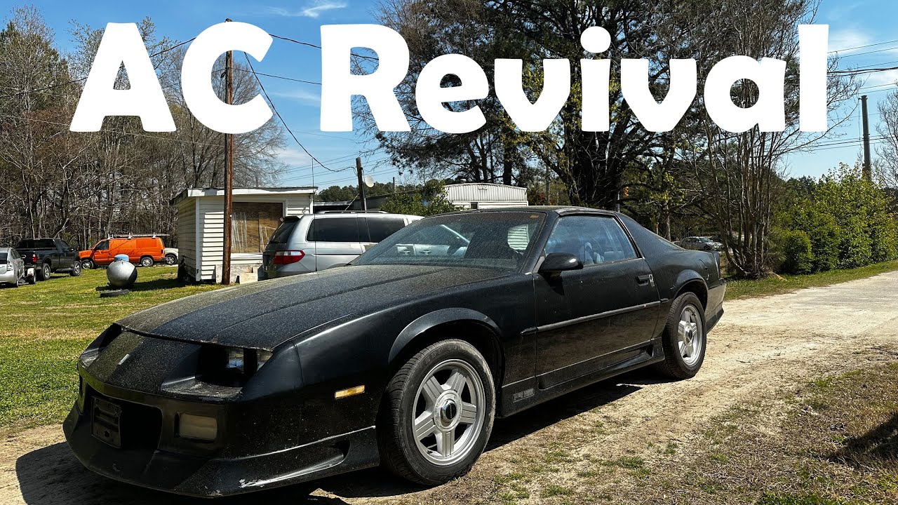 Ремонтирую кондиционер в моём Camaro 1991 года. На удивление легко!