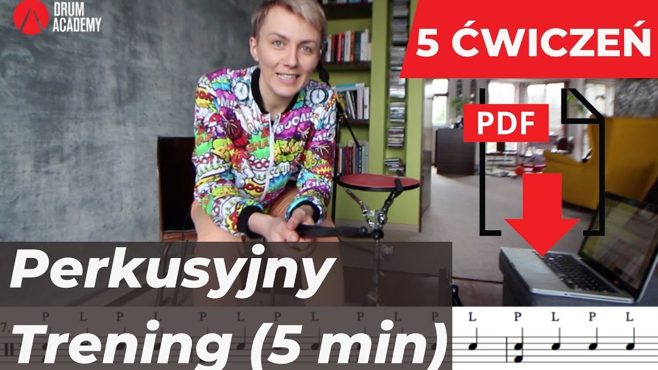 PERKUSJA W 5 MIN  - szybki trening do muzyki