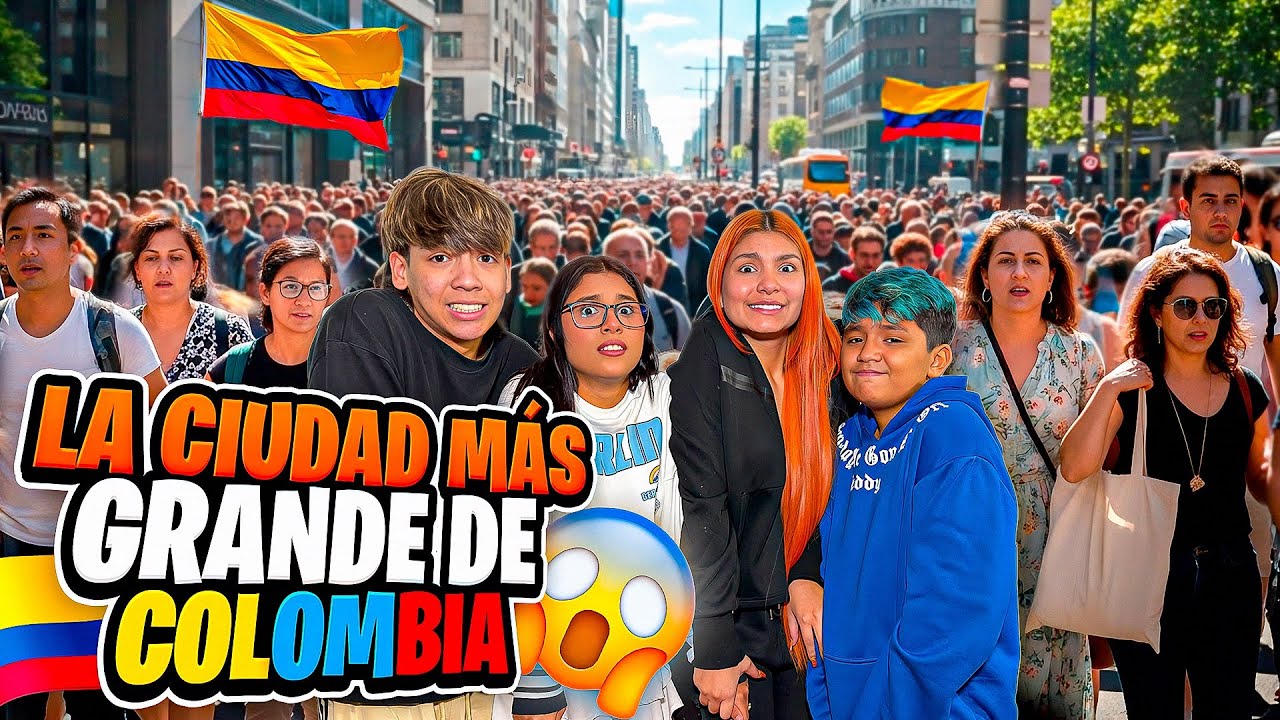 VISITAMOS LA CIUDAD MÁS GRANDE DE COLOMBIA 🇨🇴😱