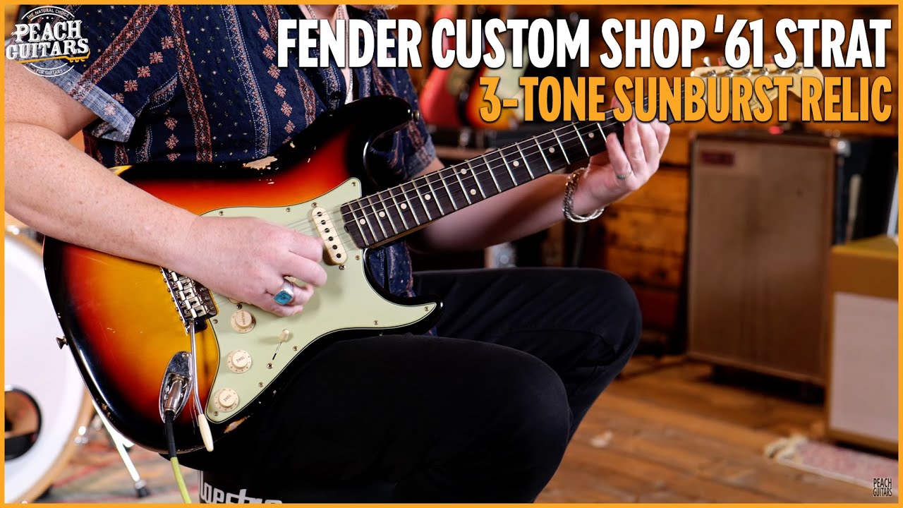 Matt Schofield Plays...Fender Custom Shop '61 Strat Relic 3 Tone Sunburst