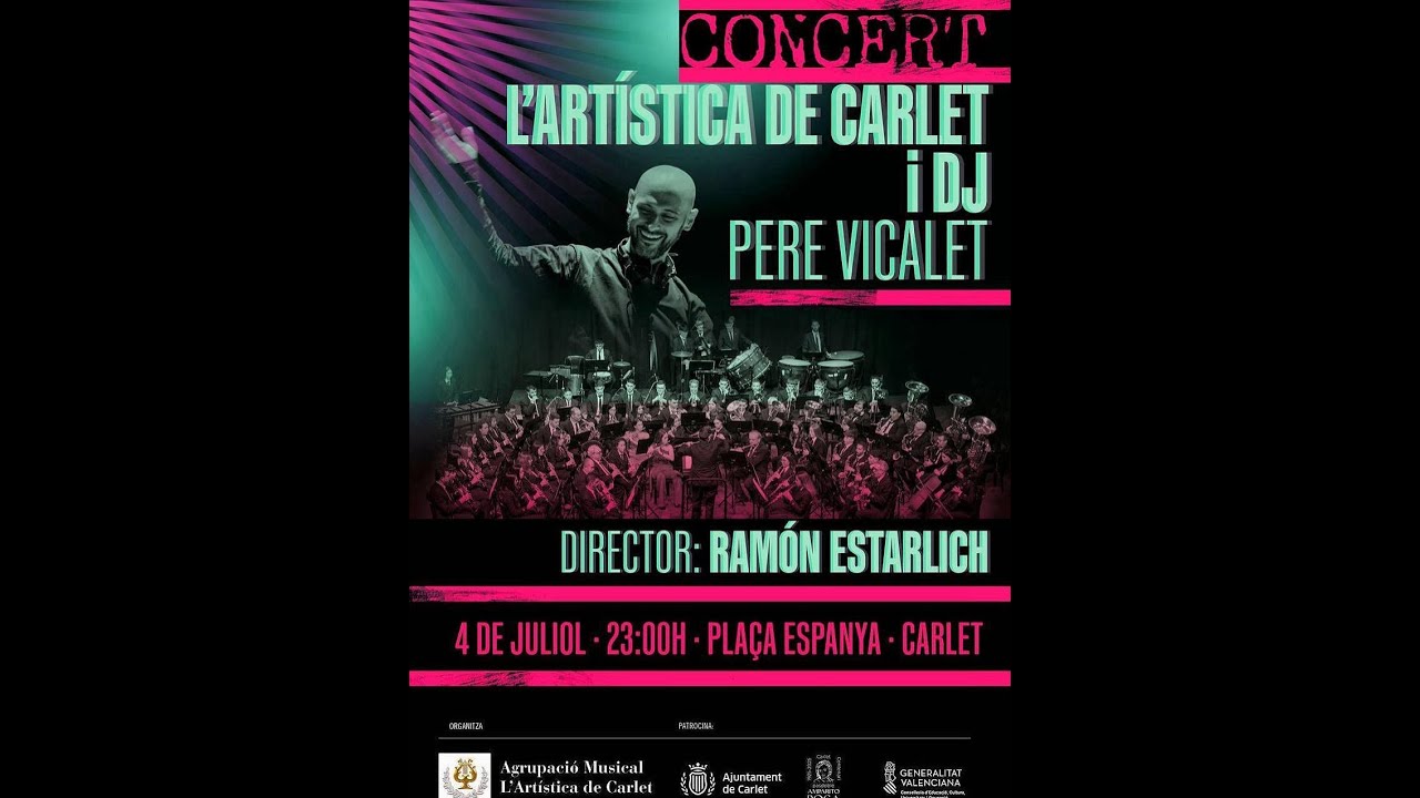 Concert L'Artística de Carlet i DJ Pere Vicalet