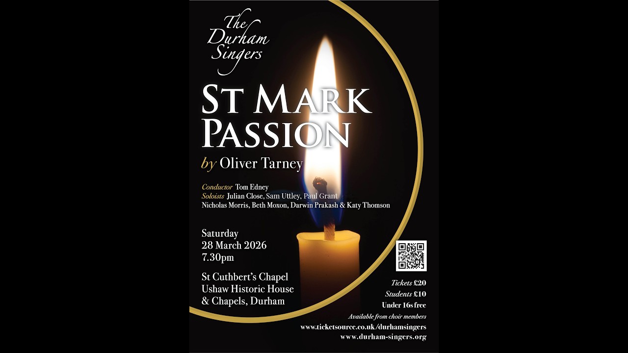 Oliver Tarney and Michael Gilmore in conversation: St Mark Passion