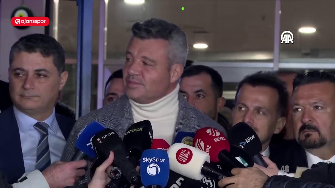 🟡🔵 Fenerbah&ccedil;e Spor Kul&uuml;b&uuml; Başkanı Sadettin Saran a&ccedil;ıklamalarda bulunuyor.