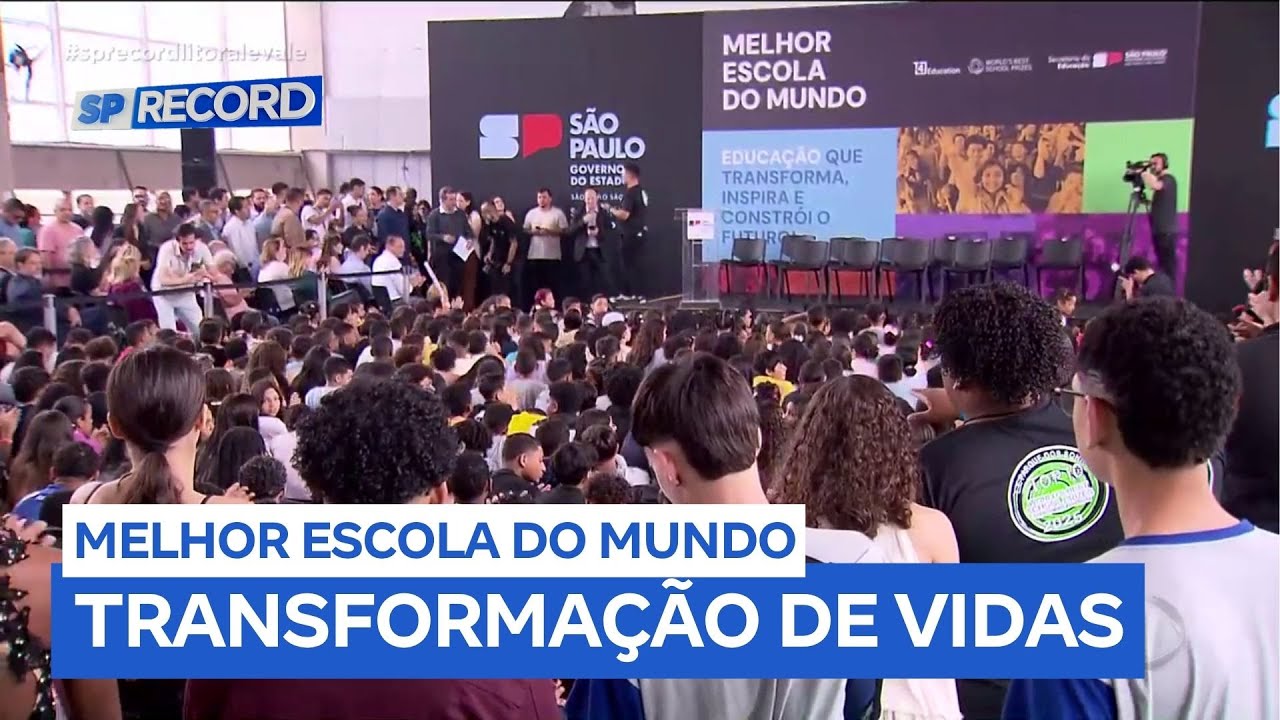 Escola estadual de Cubatão (SP) é eleita a melhor do mundo em 2025