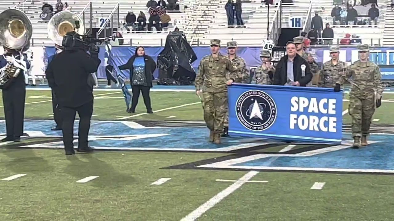 MTSU Band of Blue makes history with Space Force anthem performance