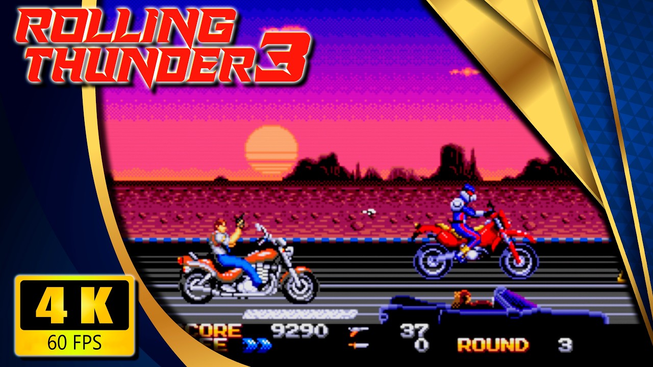 Rolling Thunder 3 【Longplay】