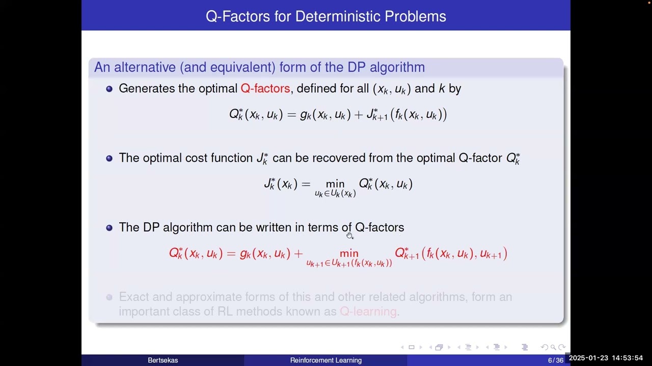 Lecture 2, 2025, Stochastic finite and infinite horizon DP, approximation in value and policy space