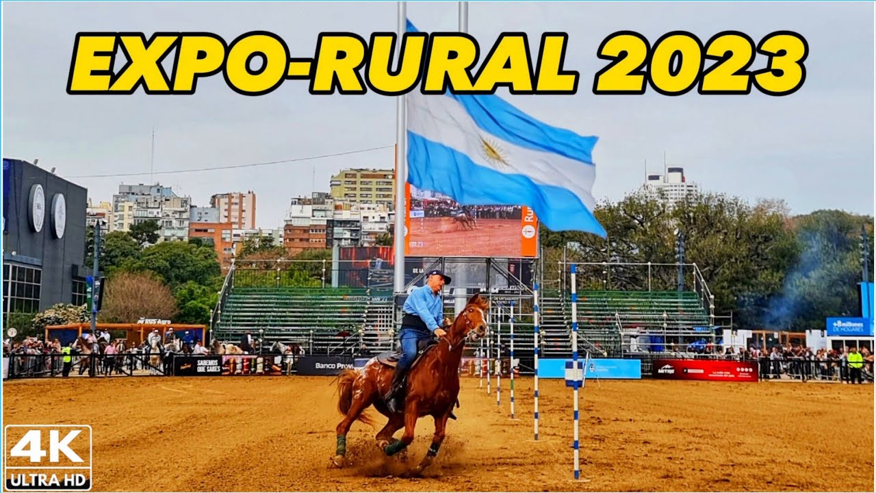 【4K】Buenos Aires EXPO RURAL 2023 - LA RURAL, PALERMO 🇦🇷 | (Walking Tour) 135ª Exposición