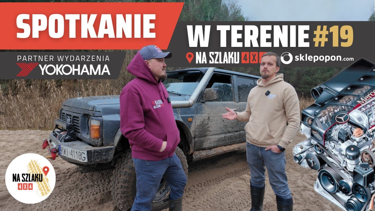 Patrol z silnikiem V8 od Mercedesa oraz 4runner i trudne podjazdy! - Spotkanie w terenie #19