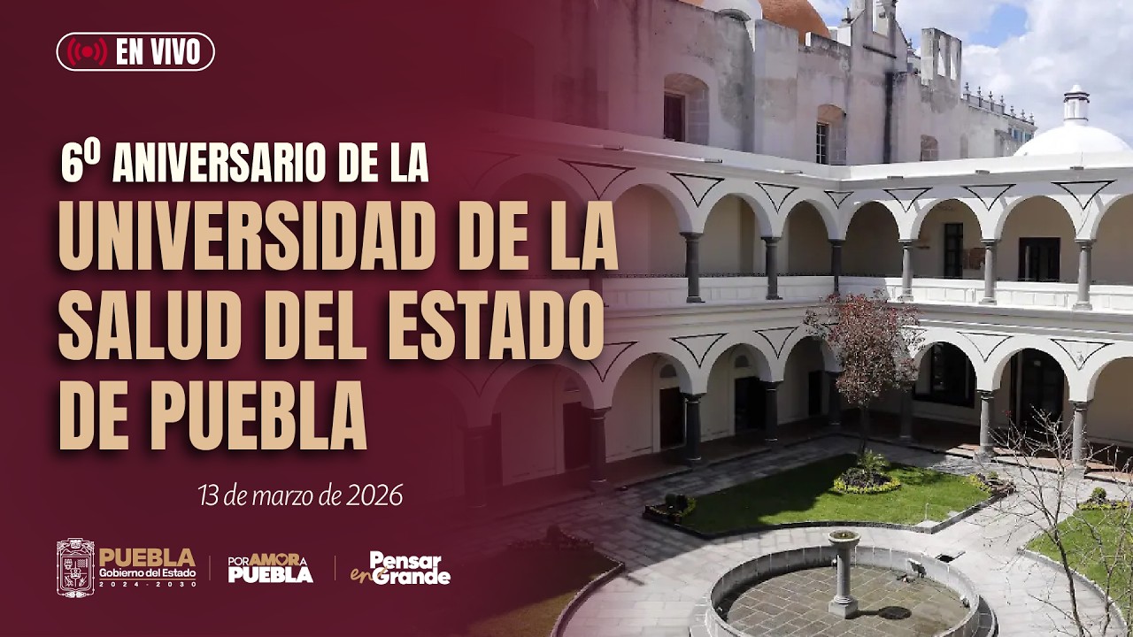6° Aniversario de la Universidad de la Salud del Estado de Puebla.