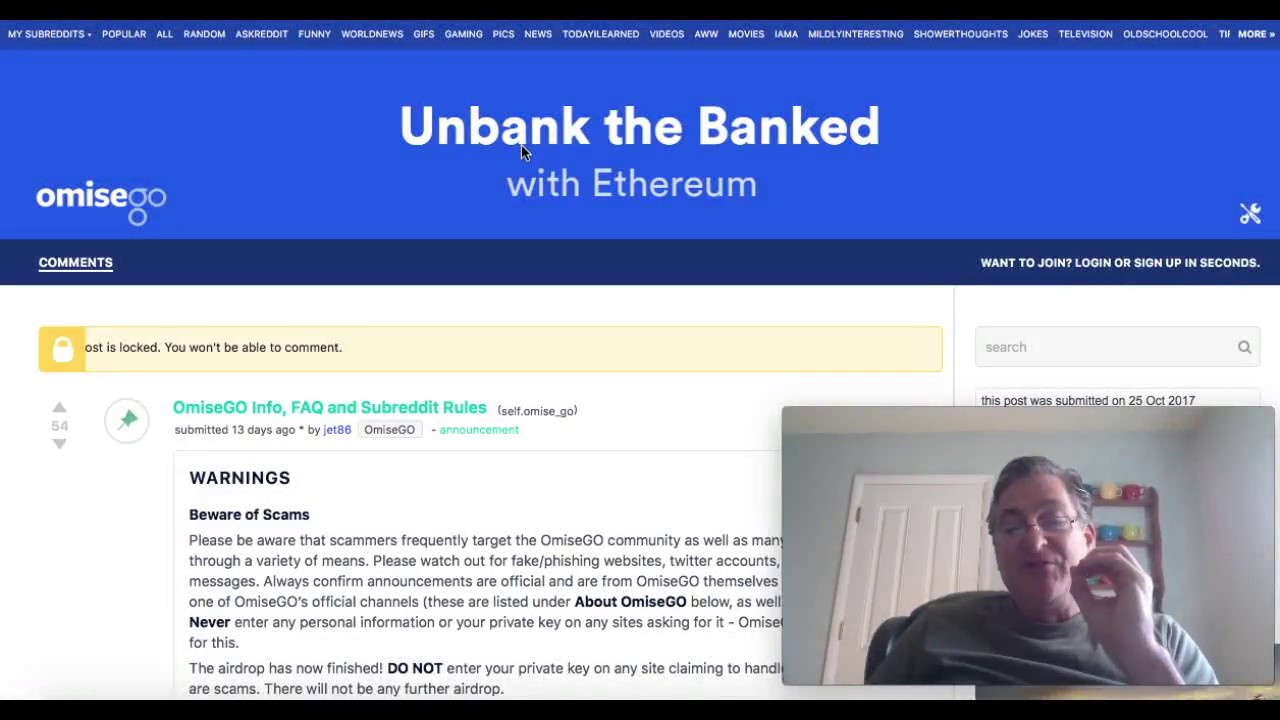 OmiseGo E-Mail Scam 11/08/2017