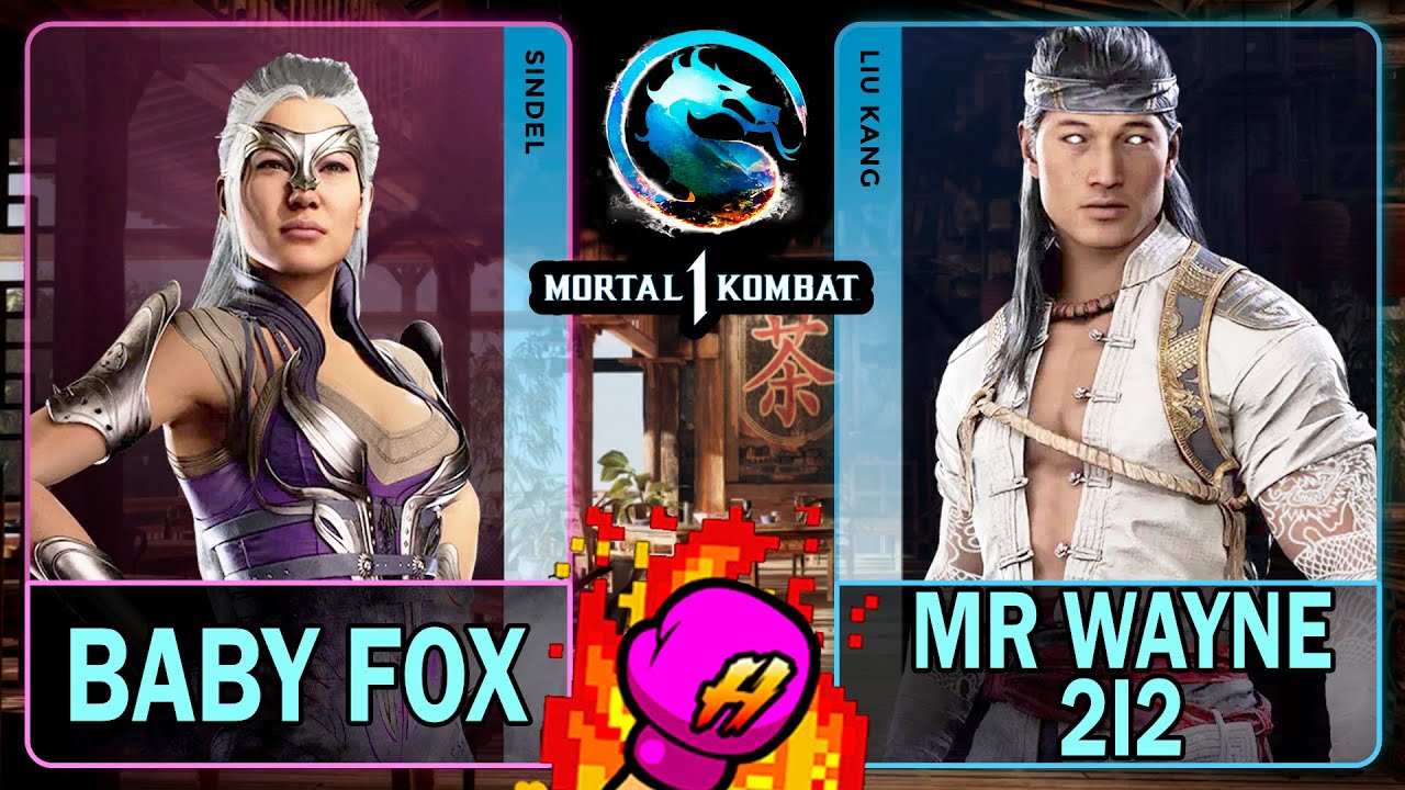 MK1 Baby Fox (SINDEL) против Mr Wayne2l2 (LIU KANG)🥊Mortal Kombat 1🥊4K 60ᶠᵖˢ