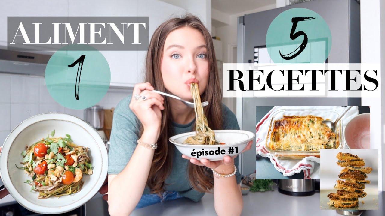 1 ALIMENT = 5 RECETTES | Épisode 1 | SleepingBeauty