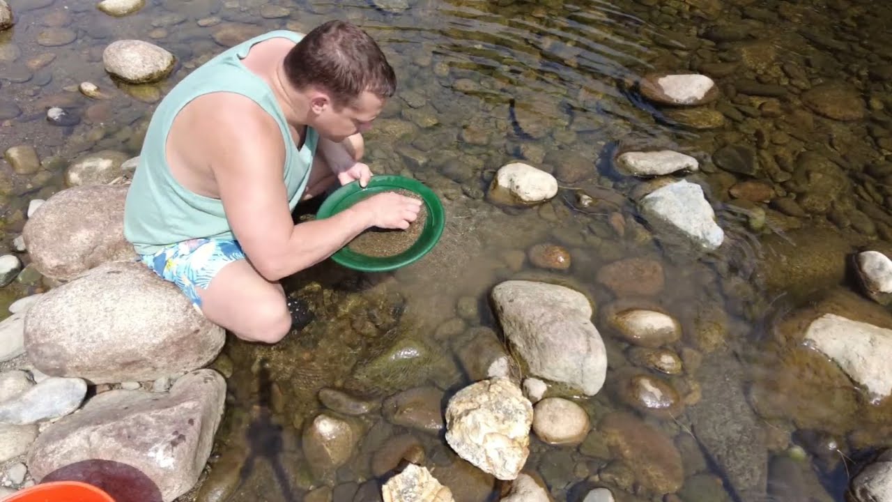 Camping And Panning For Gold In Maine