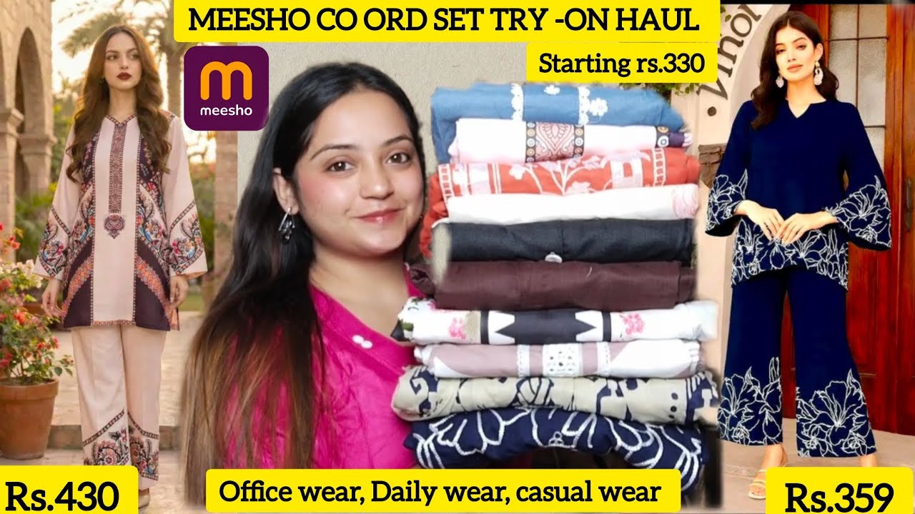 Meesho cords sets under 500rs #meesho #meeshohaul #khushbooparyani #wmk #cordsets #meeshofinds