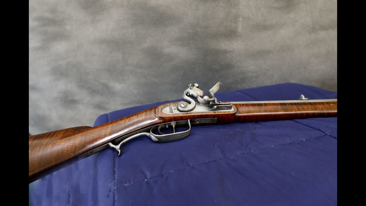 History Re-created: Southern Appalachian style Flintlock Longrifle - 45 cal Muzzleloading rifle