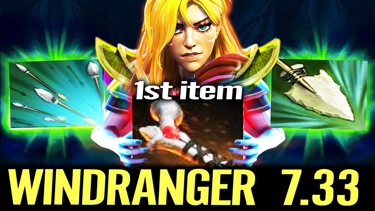 Miracle- 1st Item Rod of Atos in 7.33 - Dota 2 NEW META for Windranger