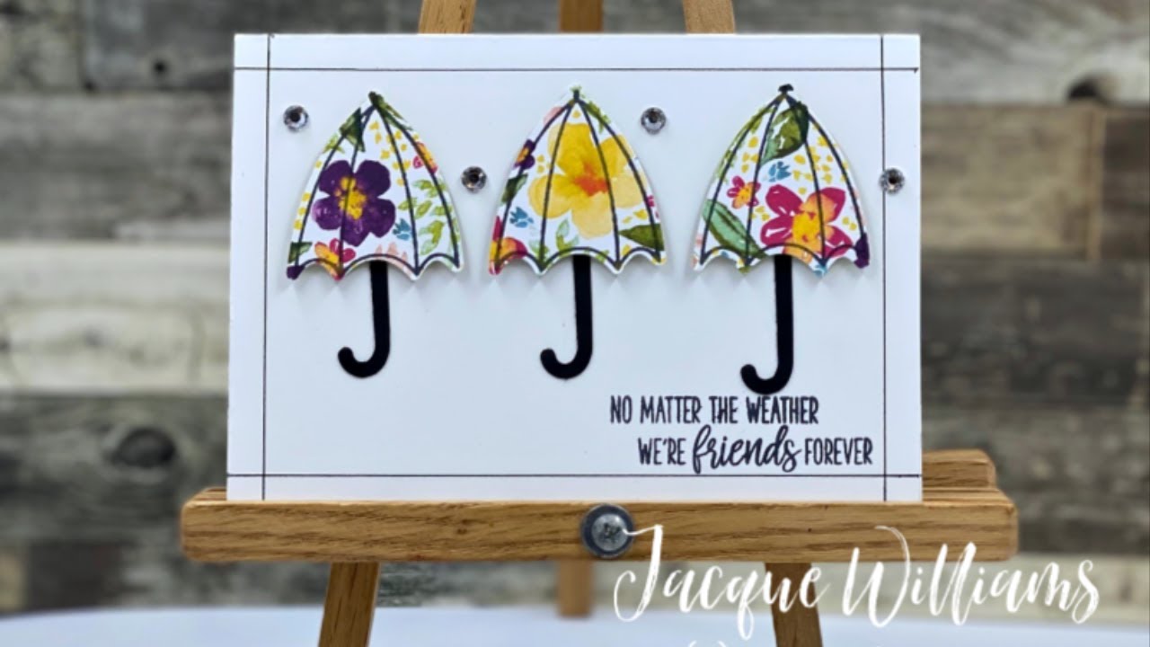 Bored Kids? Under My Umbrella Kids  Beginner's Card Class!  Make a Stack for homeschool or holidays