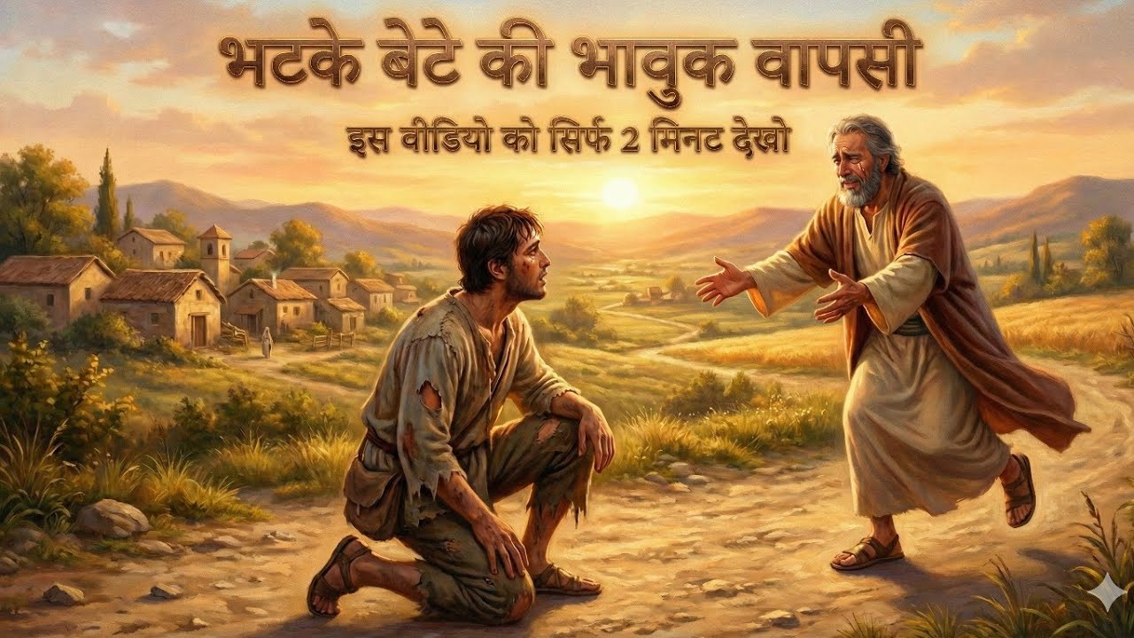 भटके हुए पुत्र की वापसी | सबसे भावुक Bible Story | Father’s Love Story | Hindi Bible Kahani