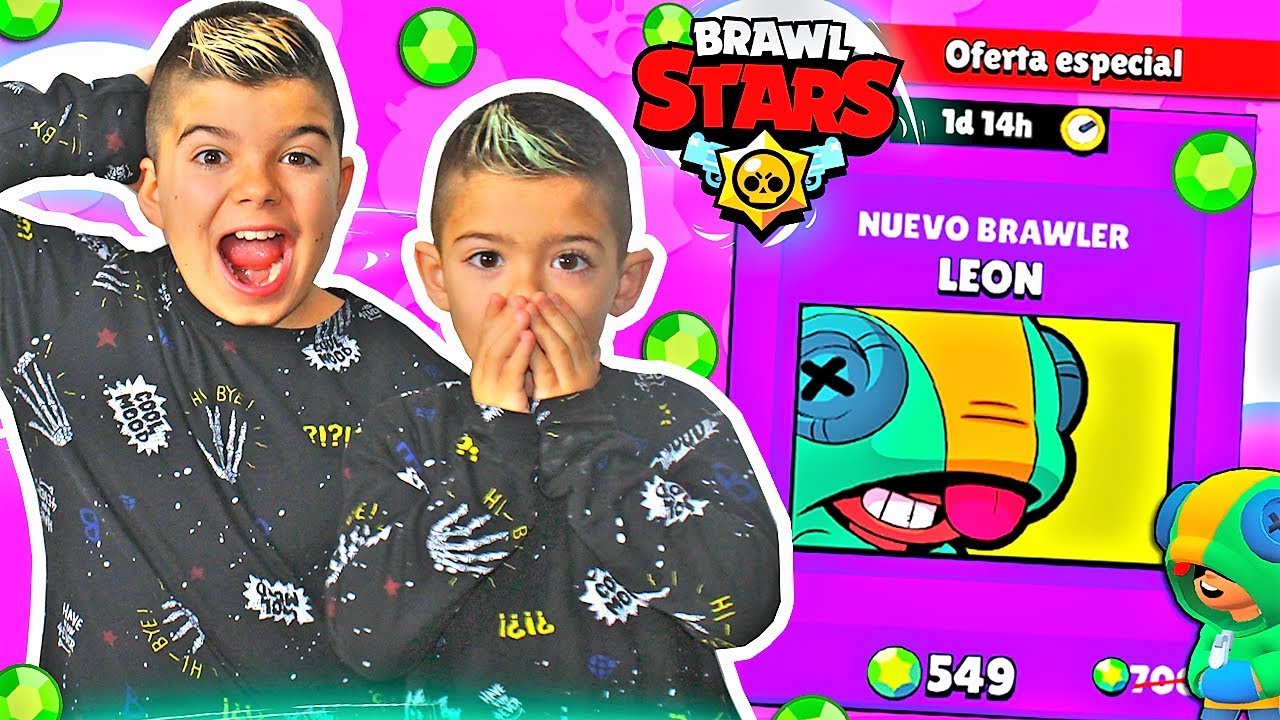 LE REGALO A MI HERMANO SU PRIMER BRAWLER LEGENDARIO EN BRAWL STARS!!! LEÓN